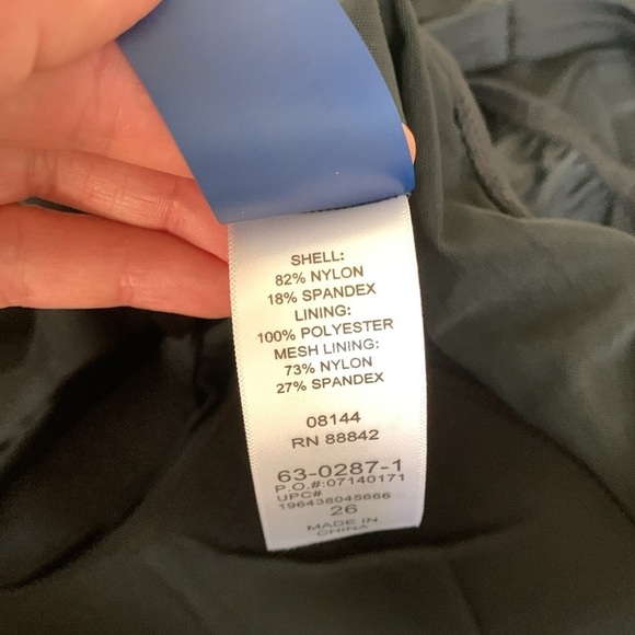 Swimsuits for All Swim 365 Laser Cut Off The Shoulder Swim Dress‎ Black Size 26 - Picture 6 of 15